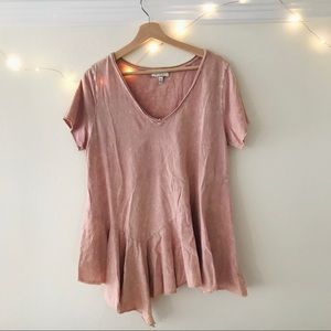 Free people light pink top